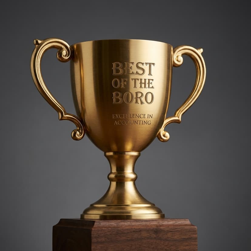 Best of the Boro Award Trophy